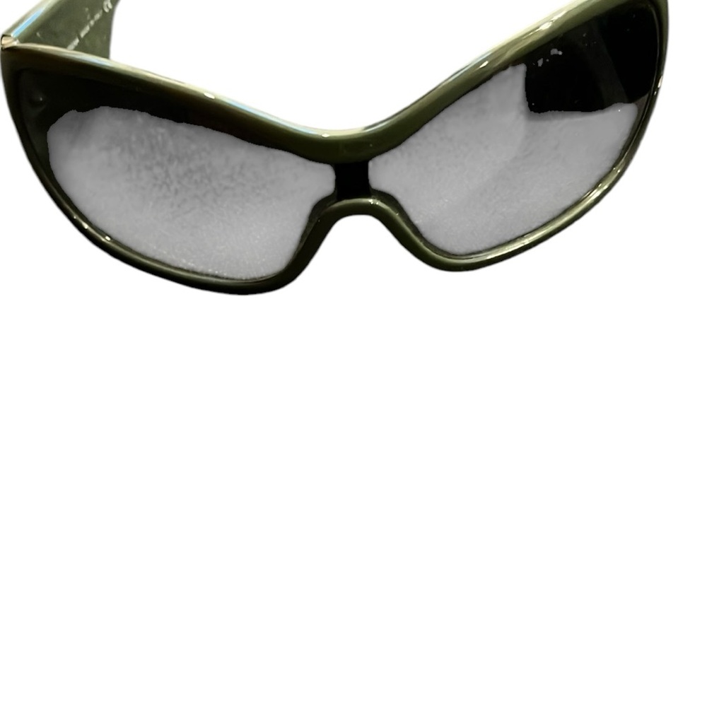 Dolce Gabbana Olive Green sheild Sunglasses - Picture 16 of 16